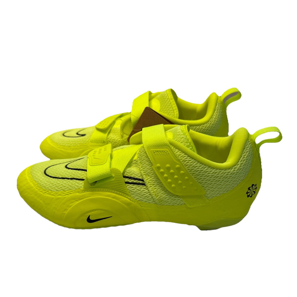 Nike Cycling Shoes Mens SuperRep 2 Next Nature Volt Indoor Cycling Neon - Picture 3 of 11